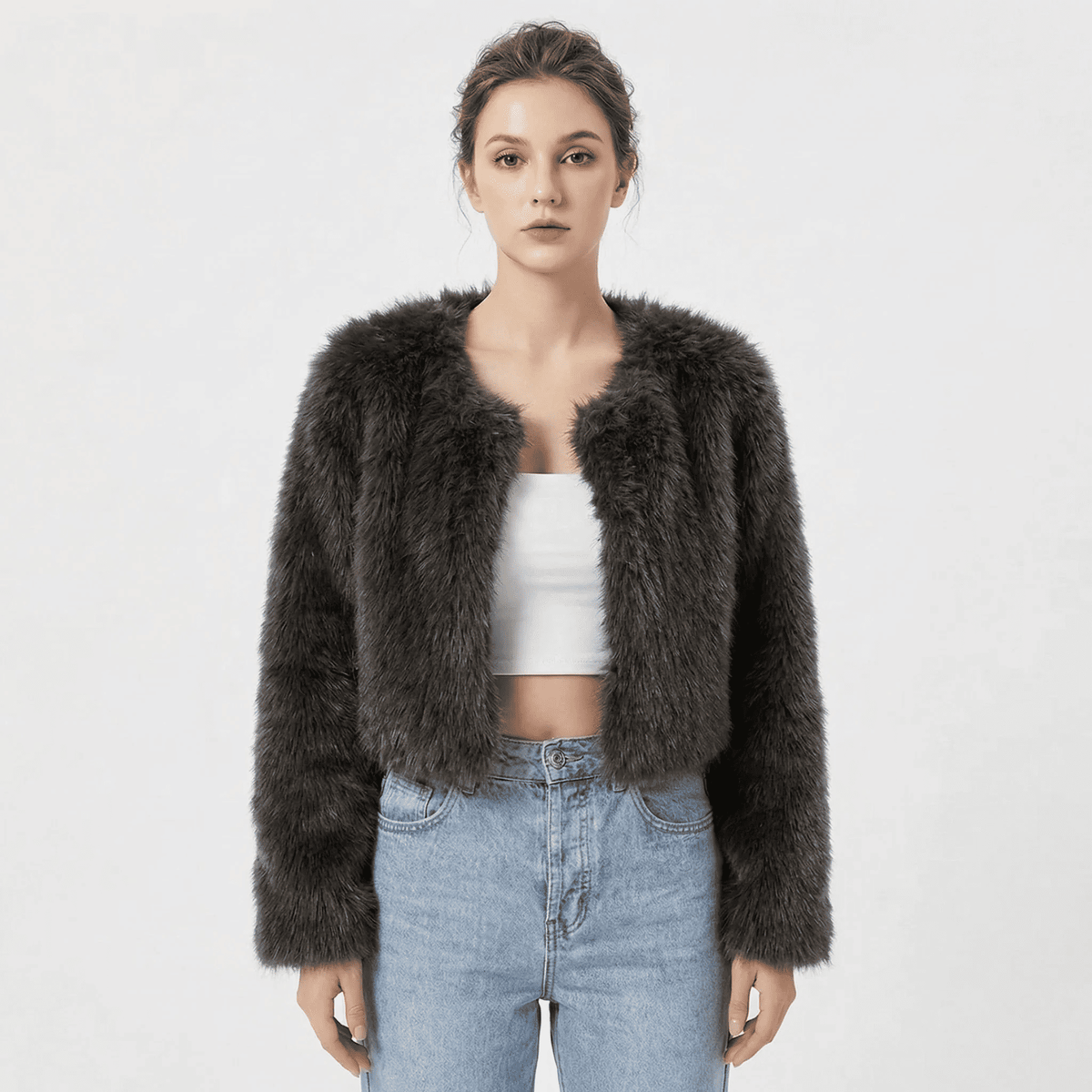 Chaqueta de Mujer - Pelo Corto y Corte Elegante