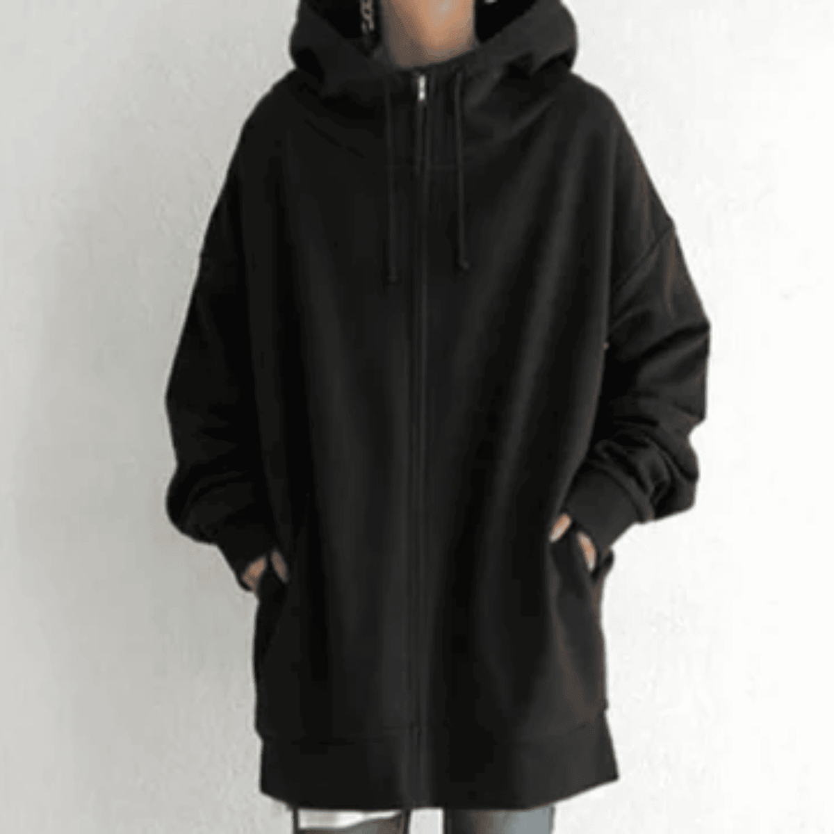 Sudadera Oversize de Mujer - Capucha y Cremallera