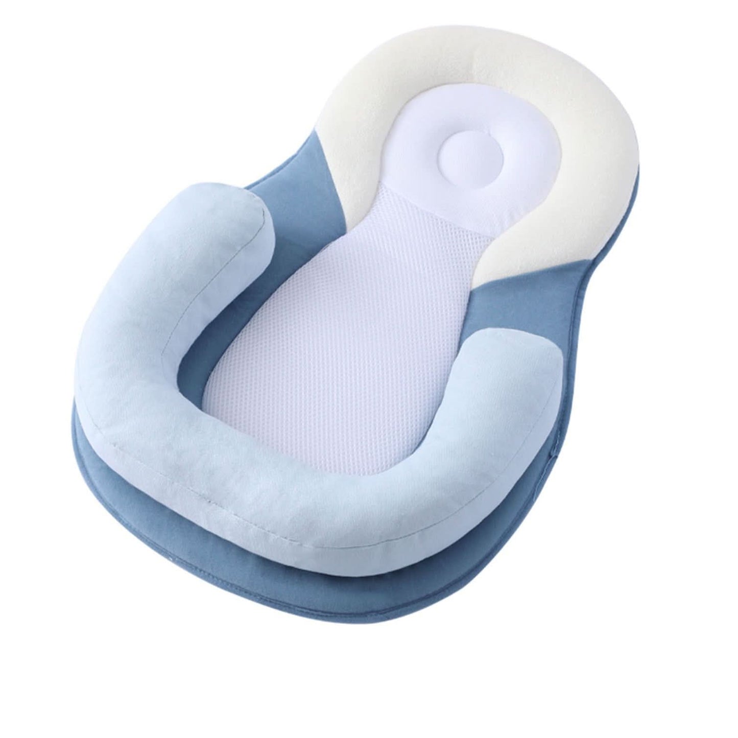 Almohada para bebé con bordes elevados