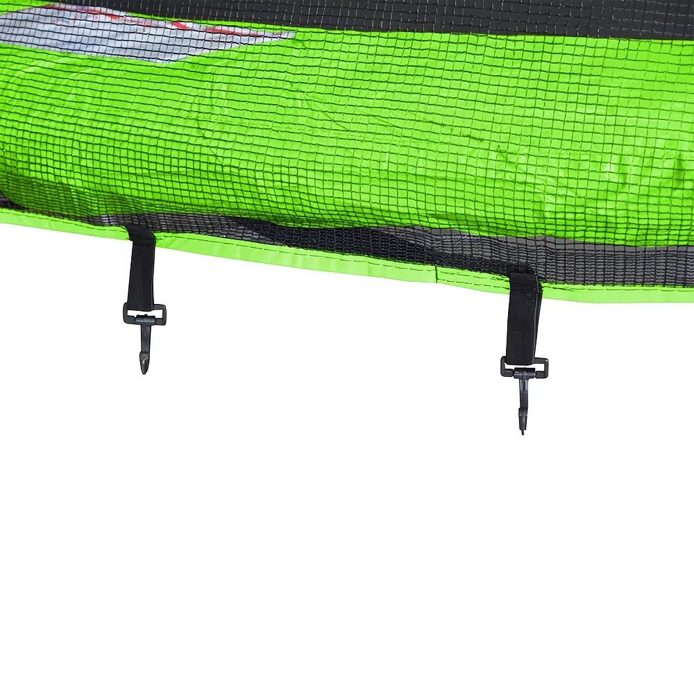 Cama elástica redonda para exterior con red de seguridad