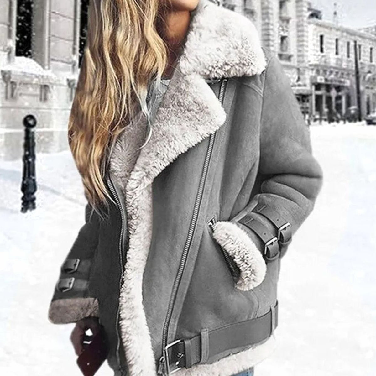 Chaqueta de Invierno de Mujer - Con Cremallera