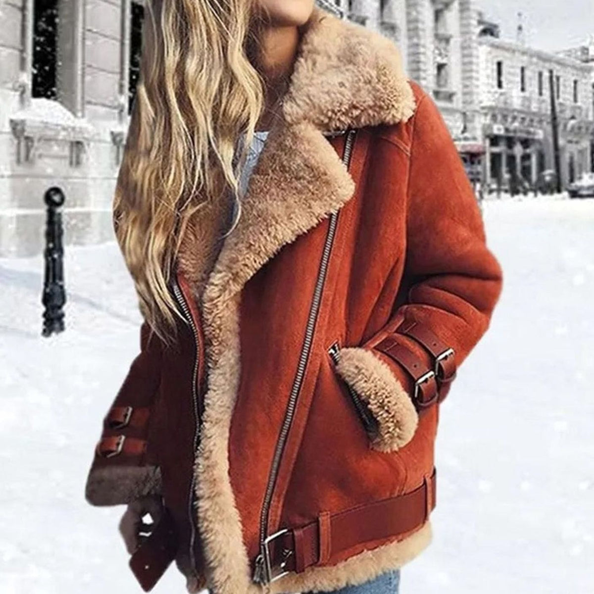 Chaqueta de Invierno de Mujer - Con Cremallera