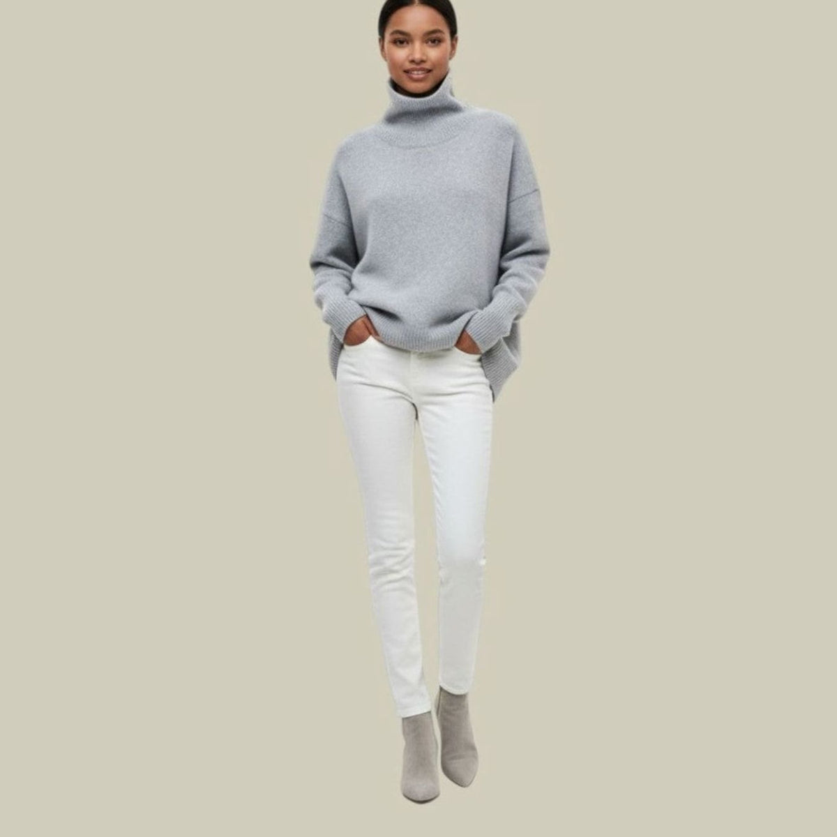 Jersey Oversize de Mujer - Manga Larga