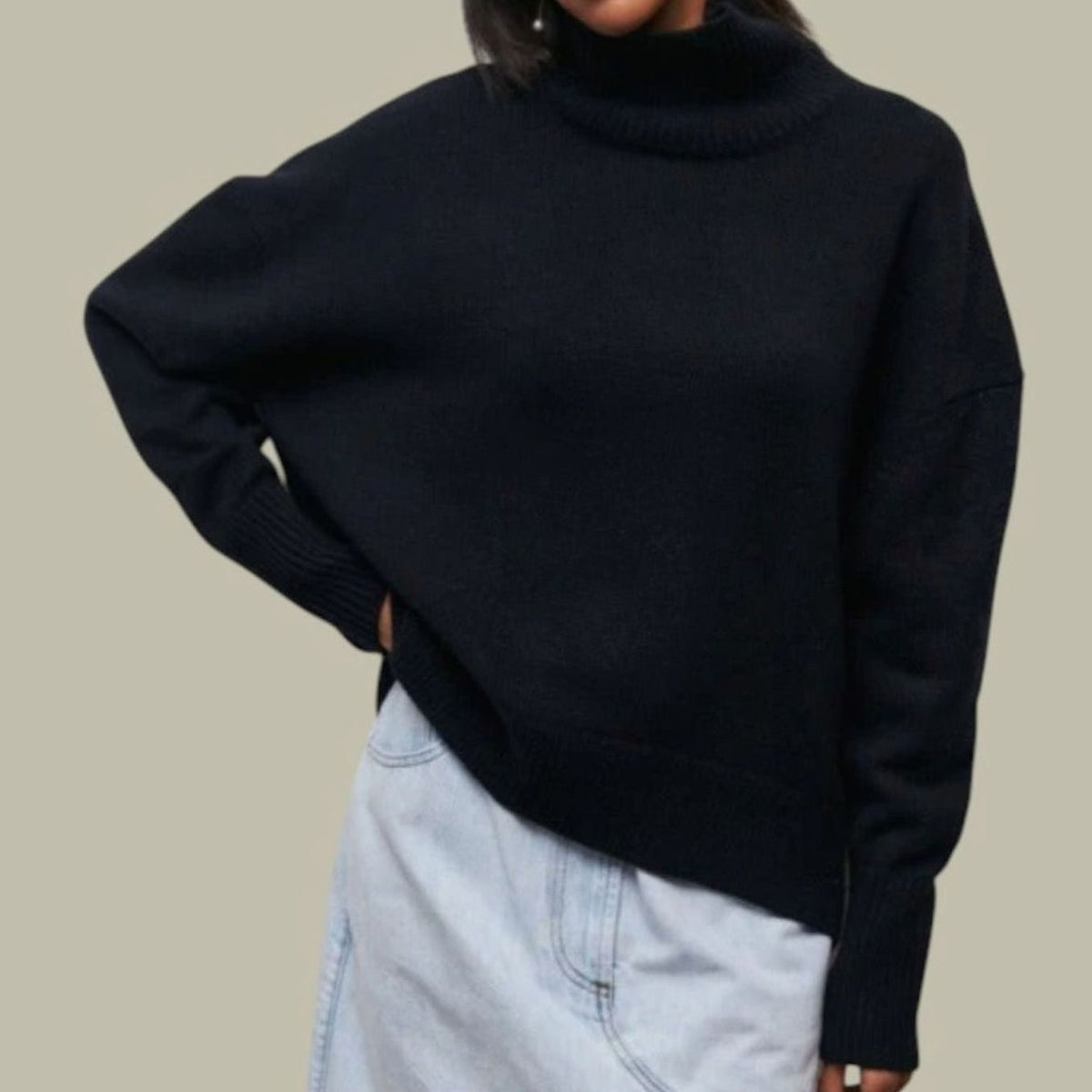 Jersey Oversize de Mujer - Manga Larga