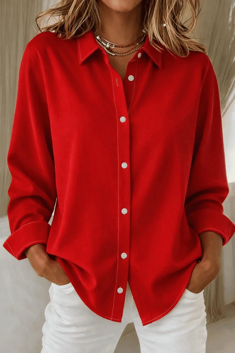 Blusa de Botones de Mujer | Elegante