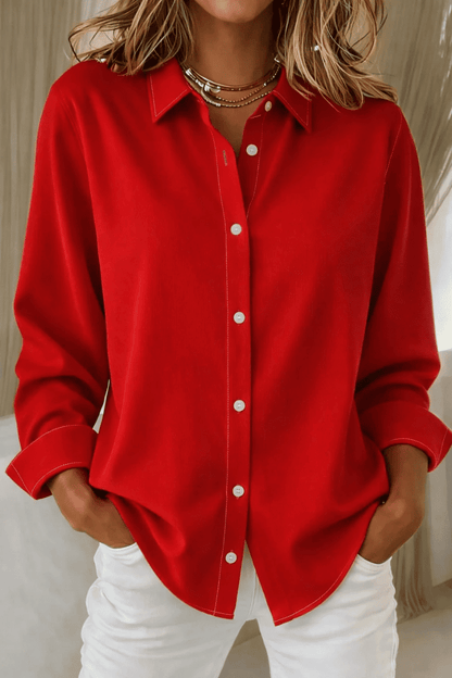 Blusa de Botones de Mujer | Elegante