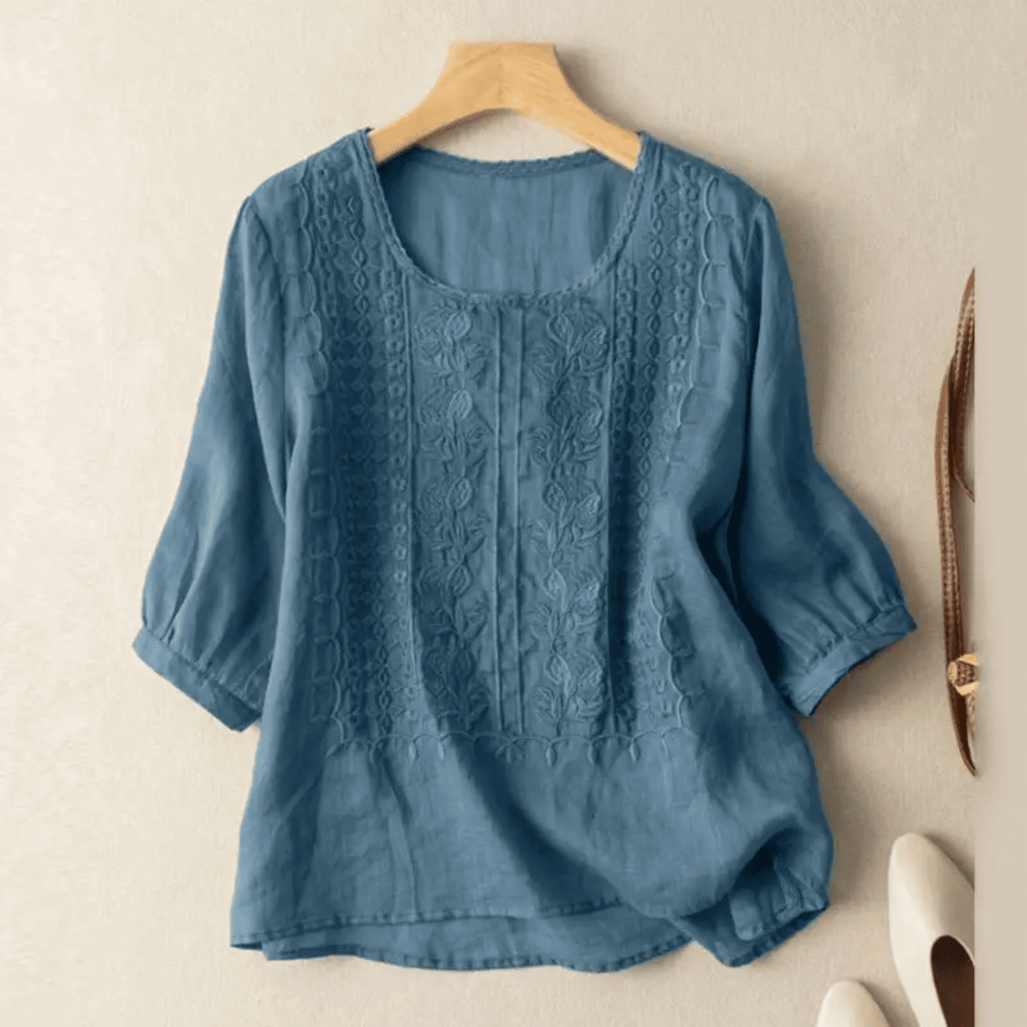 Blusa de Mujer Floral | Detalle Bordado