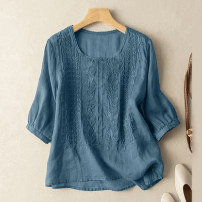 Blusa de Mujer Floral | Detalle Bordado