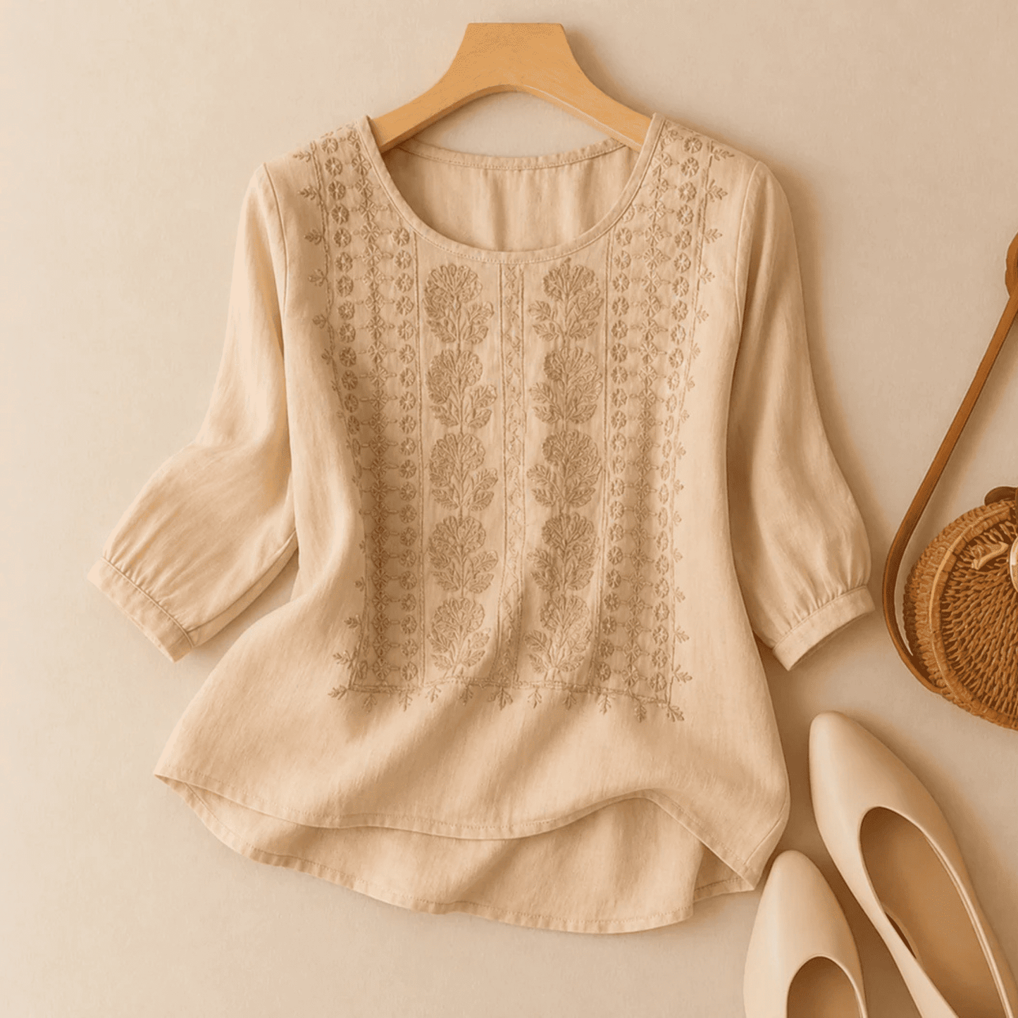 Blusa de Mujer Floral | Detalle Bordado