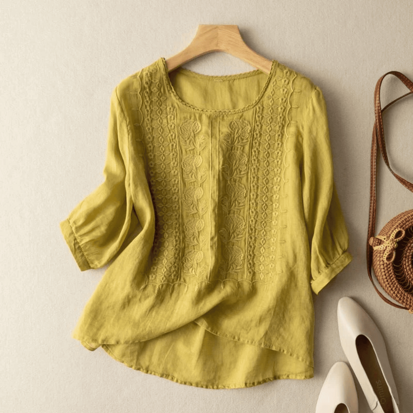 Blusa de Mujer Floral | Detalle Bordado