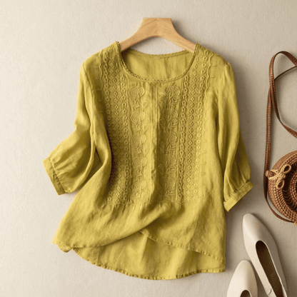 Blusa de Mujer Floral | Detalle Bordado