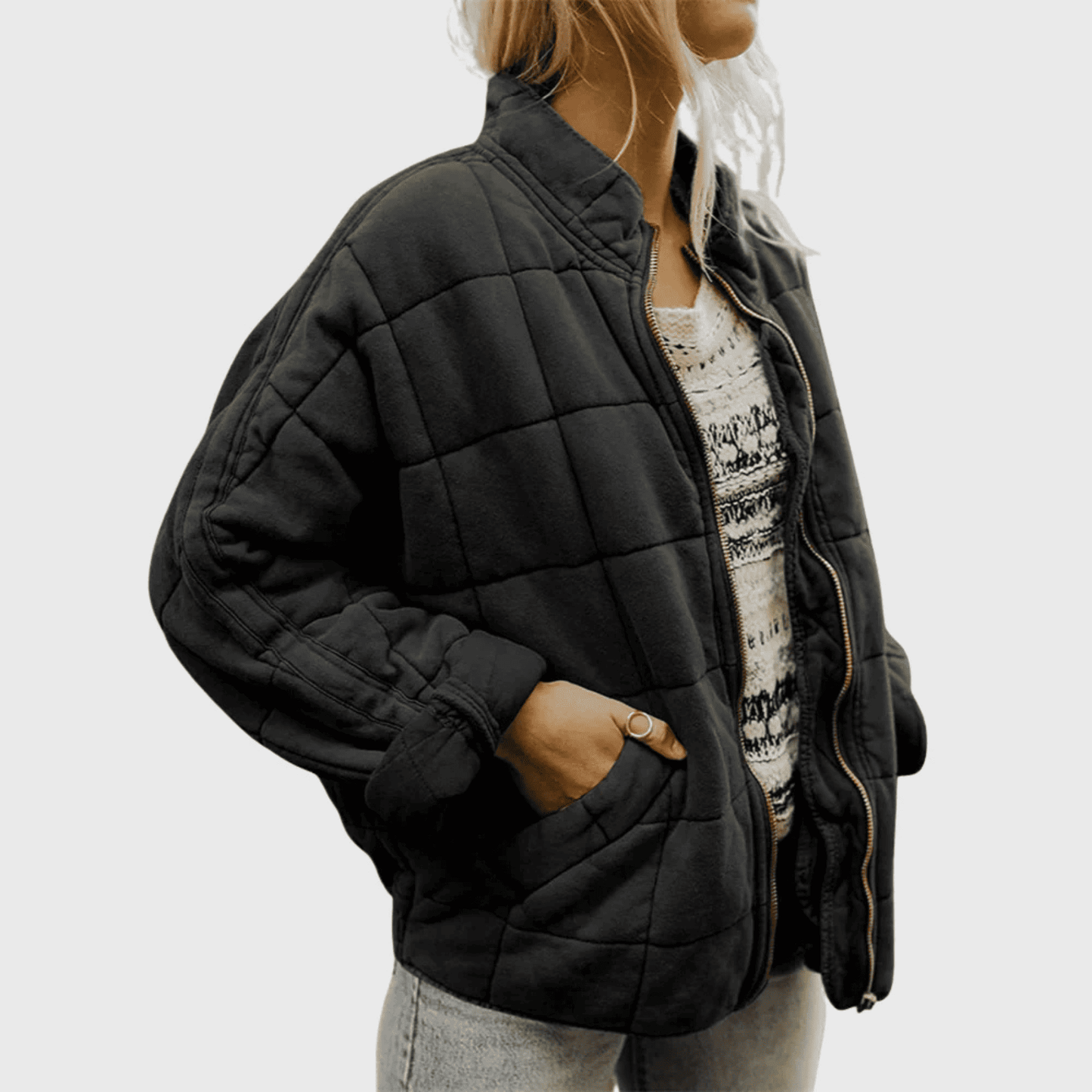Chaqueta Acolchada de Mujer | Corte Holgado