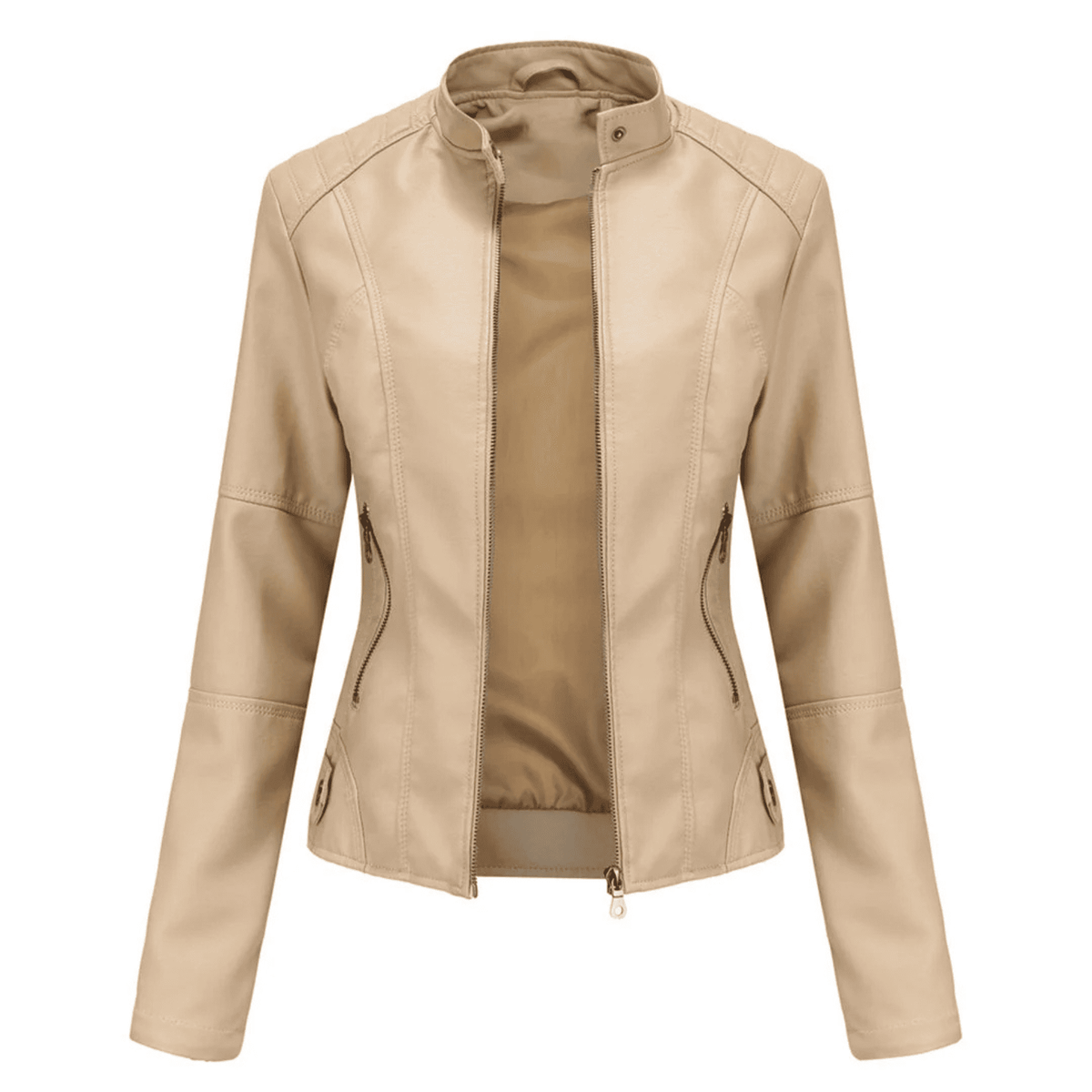 Chaqueta Biker de Mujer - Cierre con Cremallera