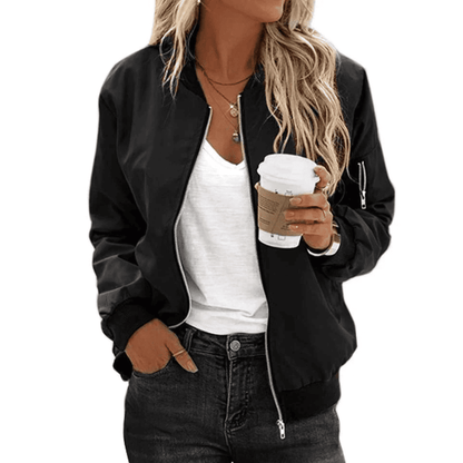 Chaqueta Bomber de Mujer - Corte Holgado