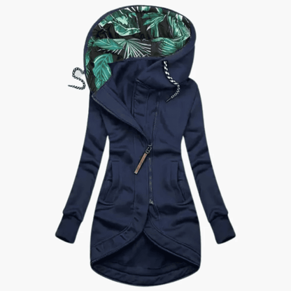 Chaqueta Parka de Mujer - Capucha y Cierre Asimétrico