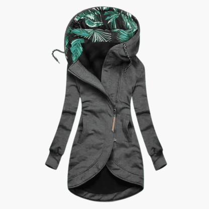 Chaqueta Parka de Mujer - Capucha y Cierre Asimétrico