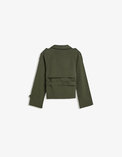 Chaqueta de Entretiempo para Mujer - Corta Militar
