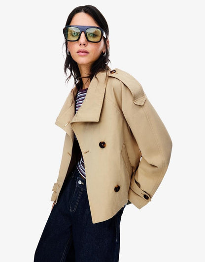 Chaqueta de Entretiempo para Mujer - Corta Militar