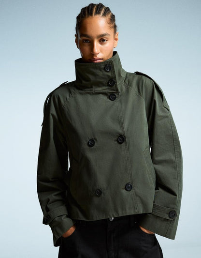 Chaqueta de Entretiempo para Mujer - Corta Militar