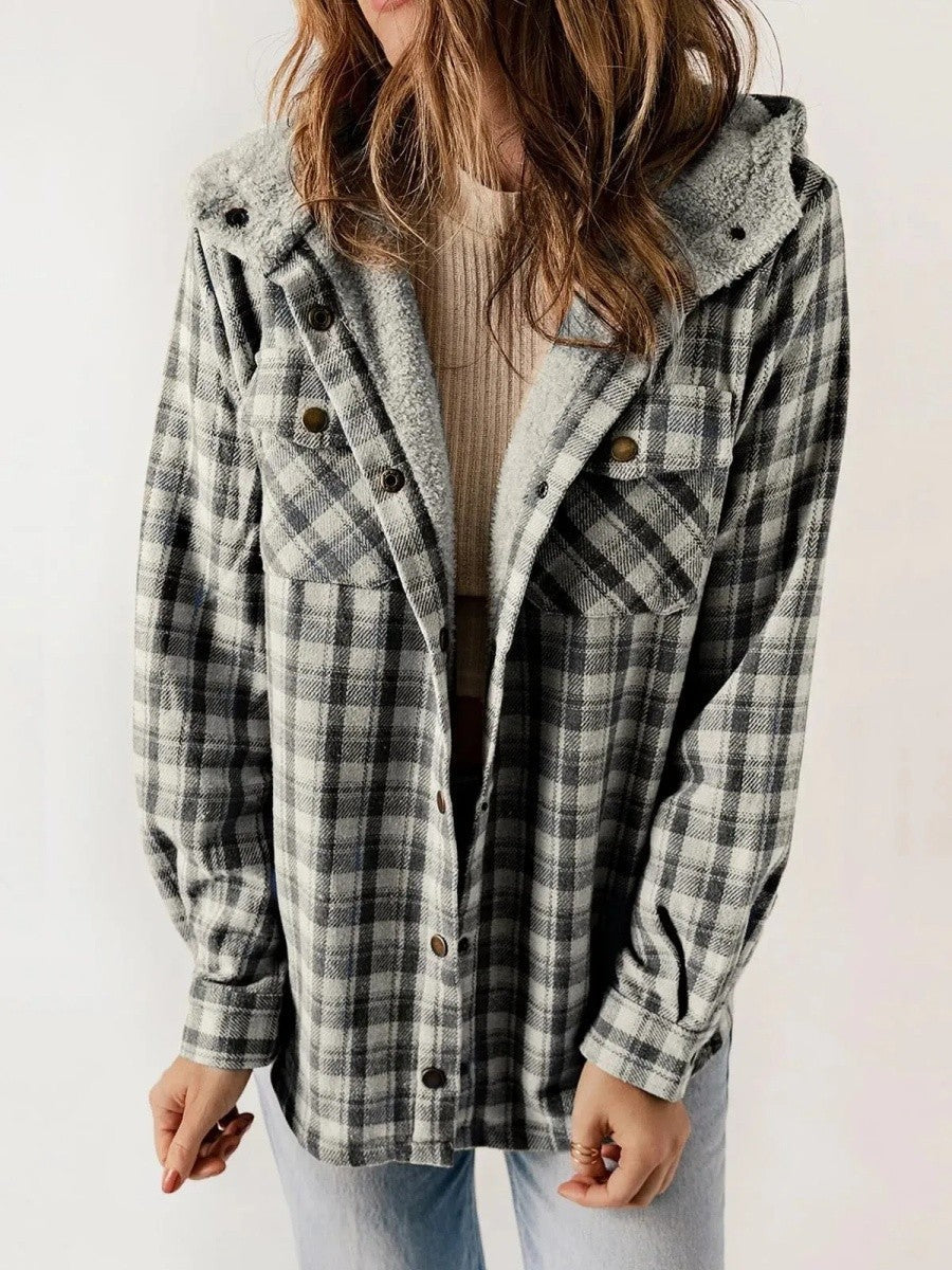 Chaqueta de Mujer - Capucha y Cierre con Botones