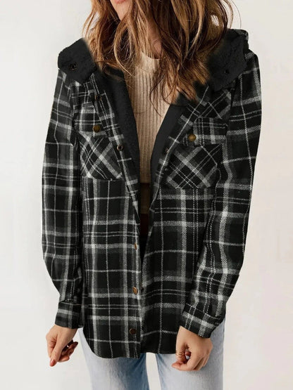 Chaqueta de Mujer - Capucha y Cierre con Botones