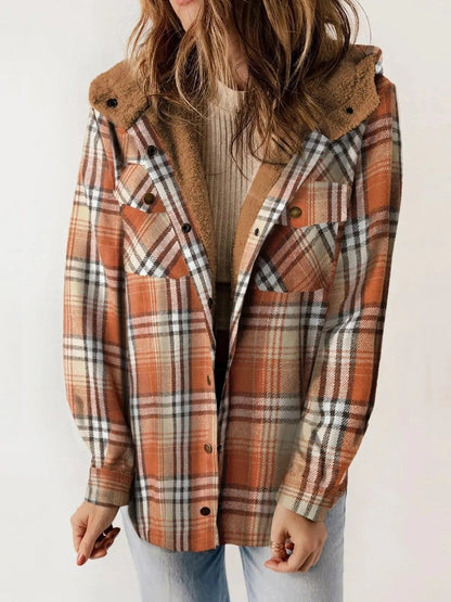 Chaqueta de Mujer - Capucha y Cierre con Botones