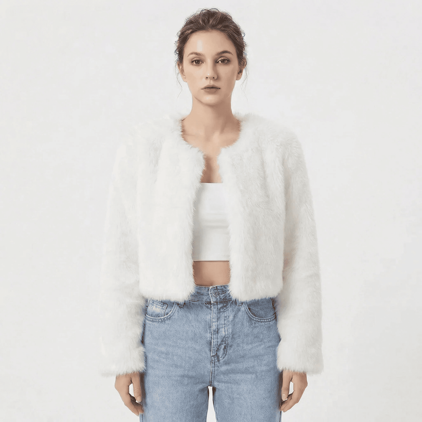 Chaqueta de Mujer - Pelo Corto y Corte Elegante