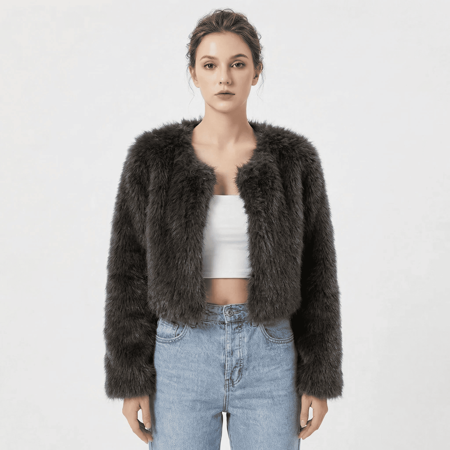 Chaqueta de Mujer - Pelo Corto y Corte Elegante