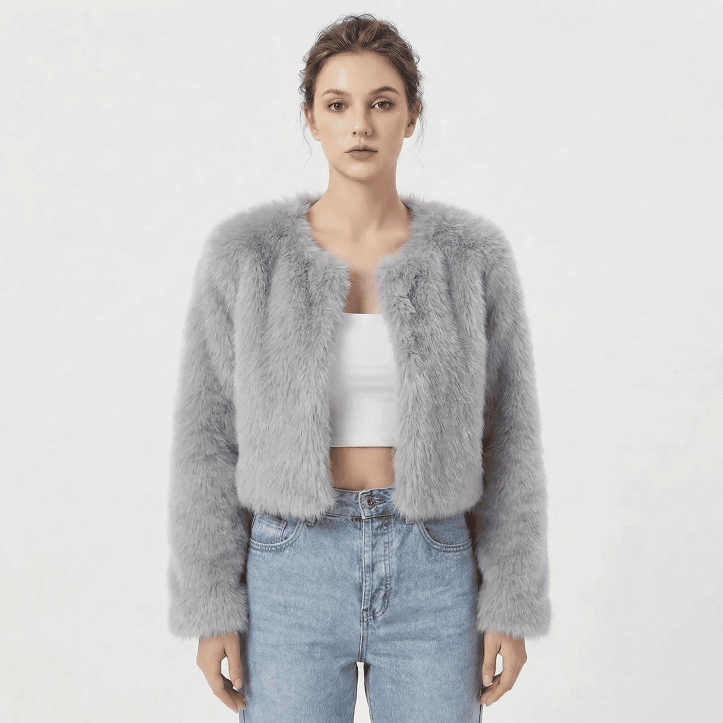 Chaqueta de Mujer - Pelo Corto y Corte Elegante