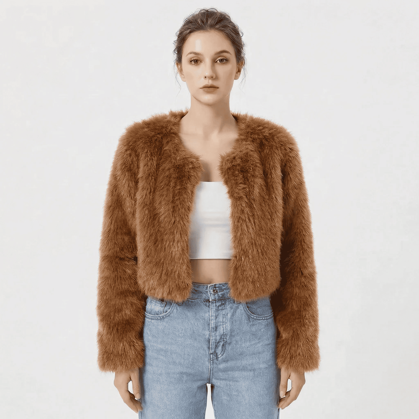 Chaqueta de Mujer - Pelo Corto y Corte Elegante