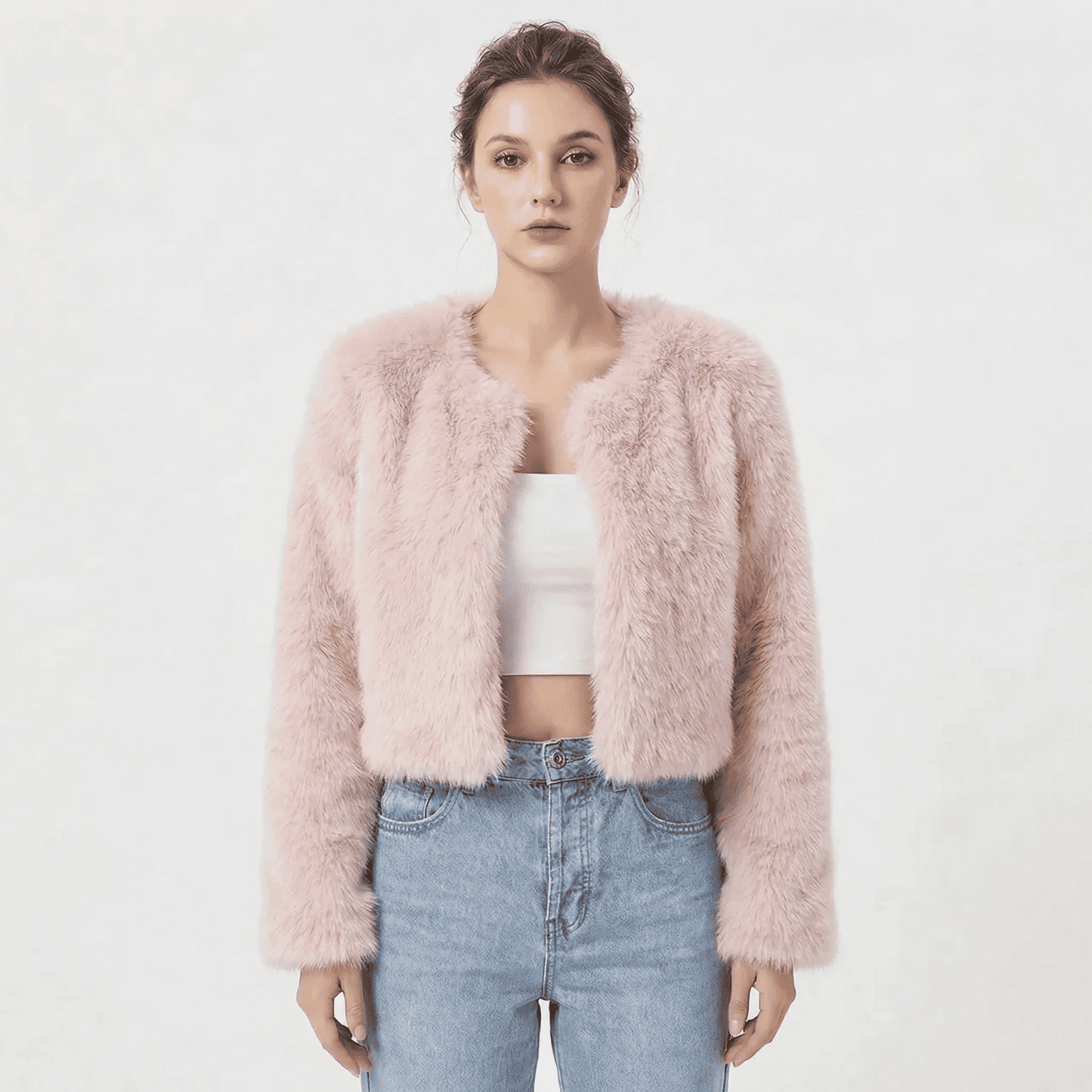 Chaqueta de Mujer - Pelo Corto y Corte Elegante