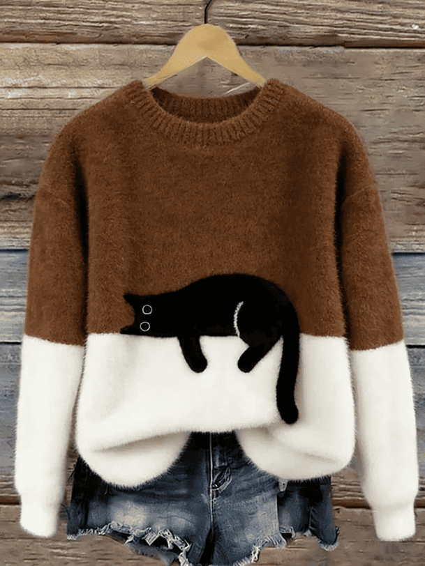 Jersey de Mujer - Cuello Redondo y Corte Relajado