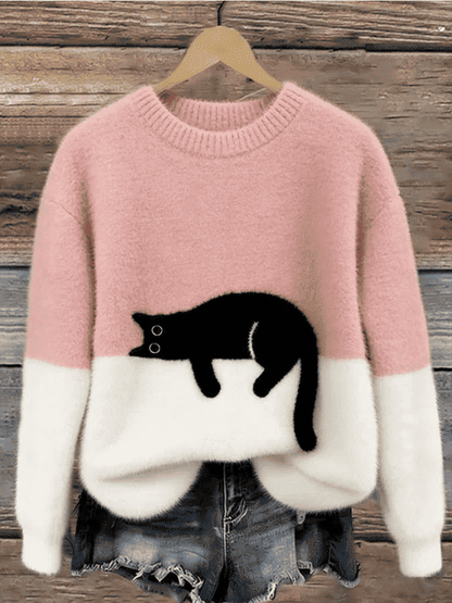 Jersey de Mujer - Cuello Redondo y Corte Relajado