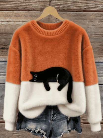 Jersey de Mujer - Cuello Redondo y Corte Relajado