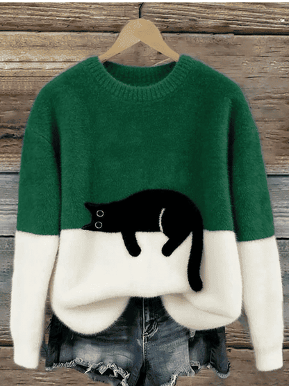 Jersey de Mujer - Cuello Redondo y Corte Relajado
