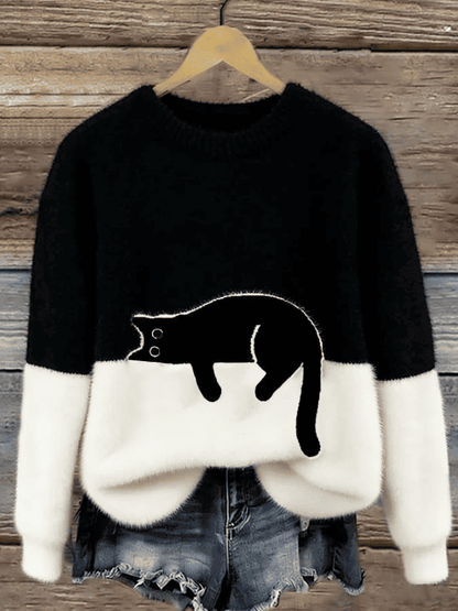 Jersey de Mujer - Cuello Redondo y Corte Relajado