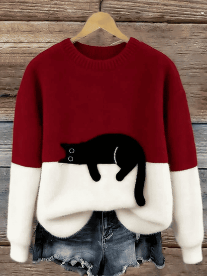 Jersey de Mujer - Cuello Redondo y Corte Relajado