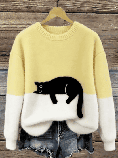 Jersey de Mujer - Cuello Redondo y Corte Relajado