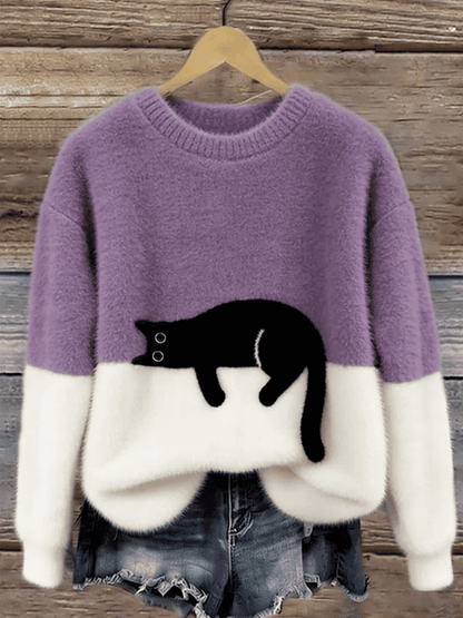 Jersey de Mujer - Cuello Redondo y Corte Relajado