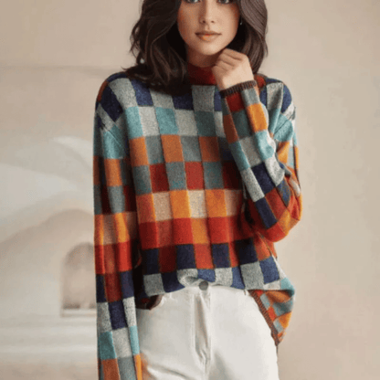 Jersey de Mujer Estampado - Bajo Asimétrico