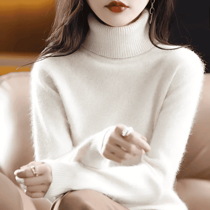 Jersey de Mujer con Cuello Alto - Corte Entallado