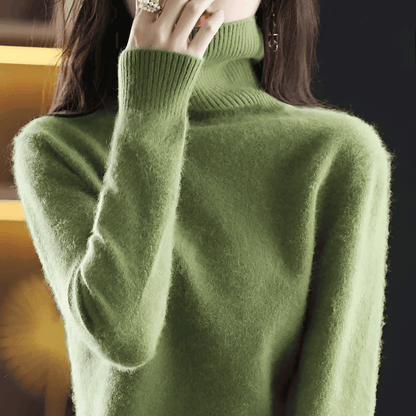 Jersey de Mujer con Cuello Alto - Corte Entallado