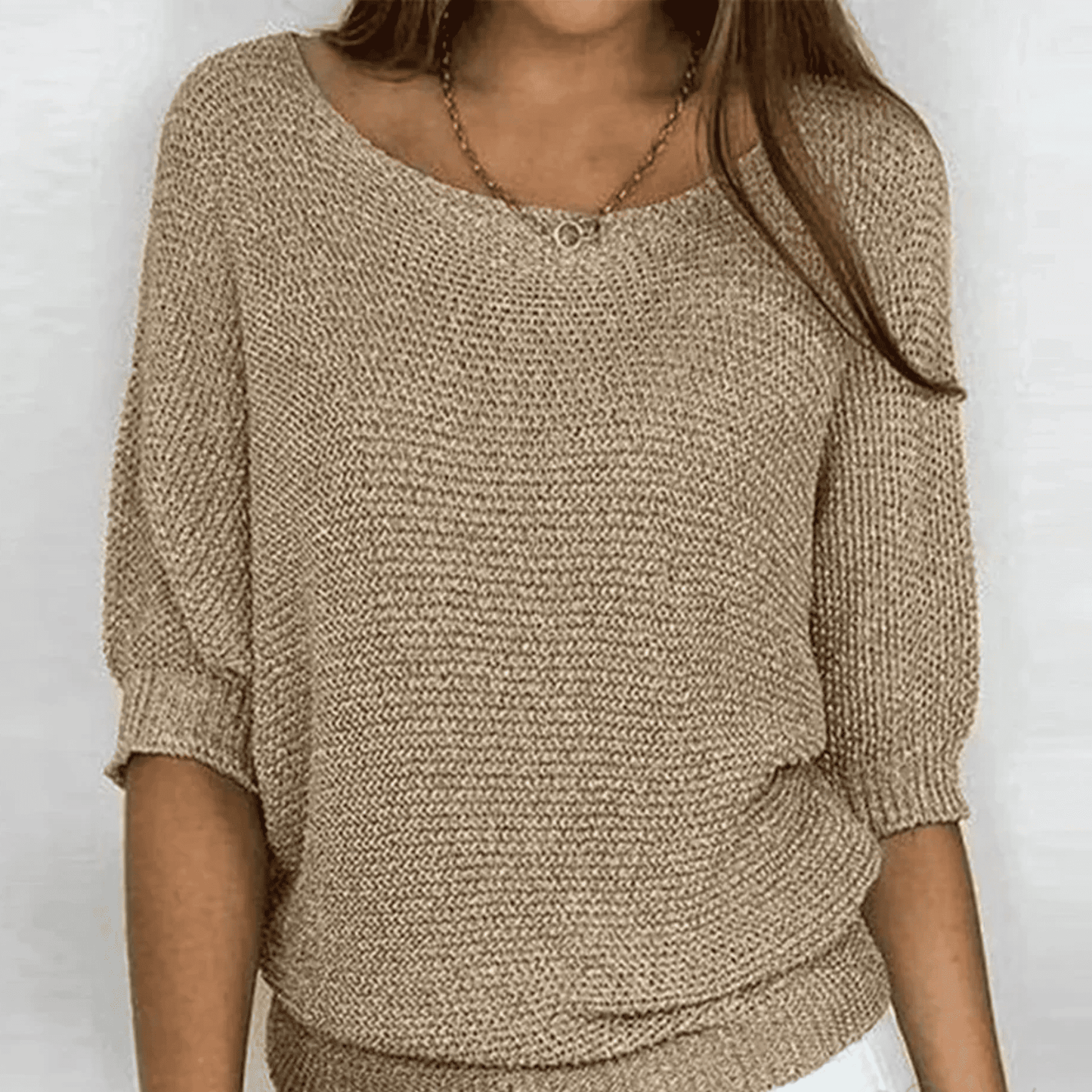 Jersey de Mujer con Manga 3/4 - Diseño Calado