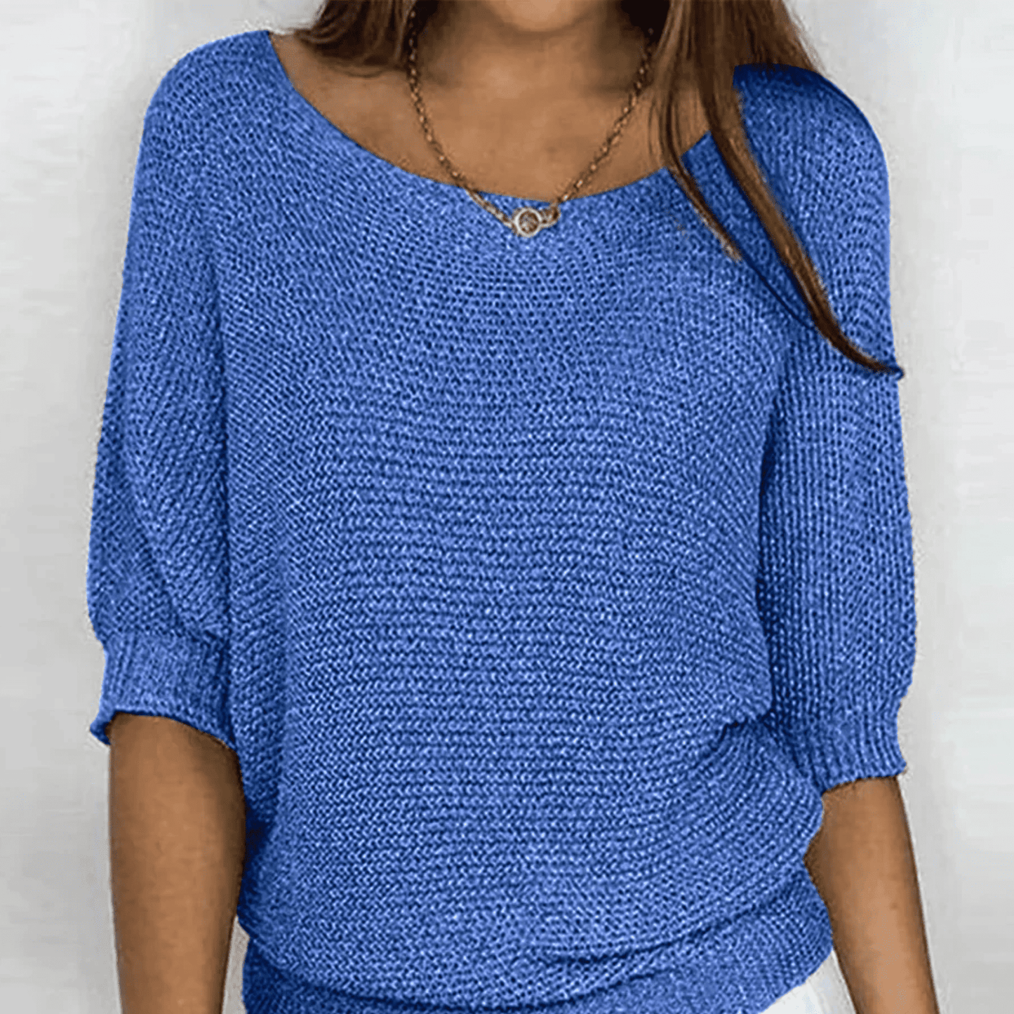 Jersey de Mujer con Manga 3/4 - Diseño Calado