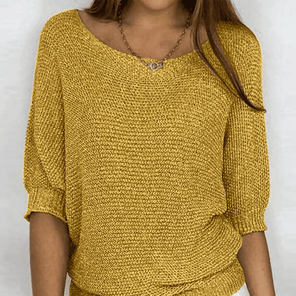 Jersey de Mujer con Manga 3/4 - Diseño Calado