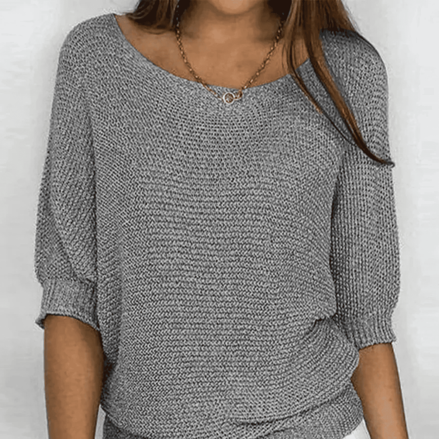 Jersey de Mujer con Manga 3/4 - Diseño Calado