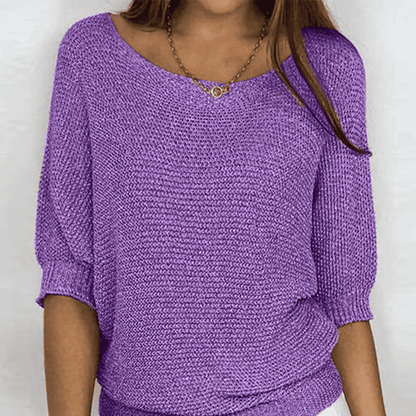 Jersey de Mujer con Manga 3/4 - Diseño Calado
