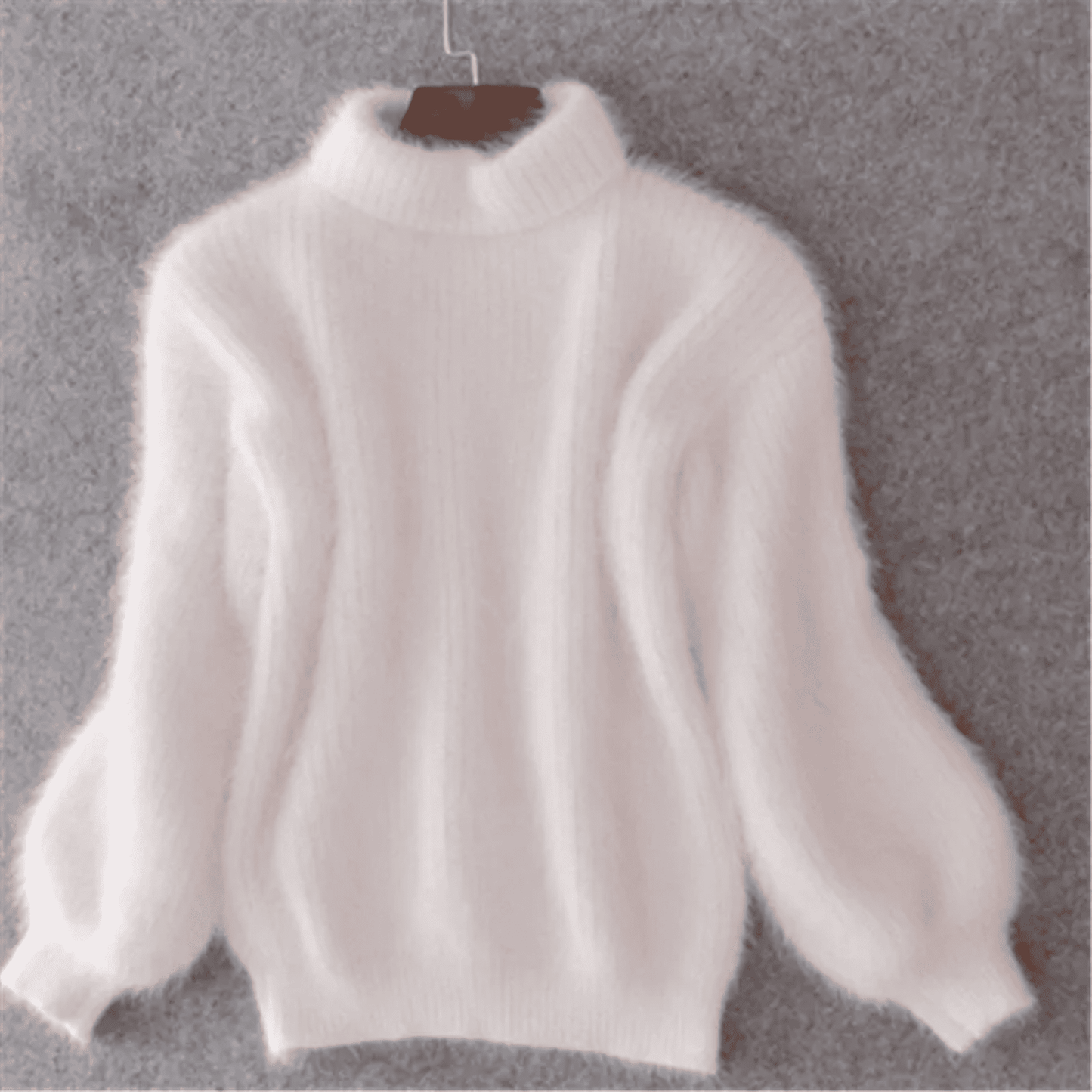 Jersey de Mujer con Mangas Abullonadas - Cuello Alto