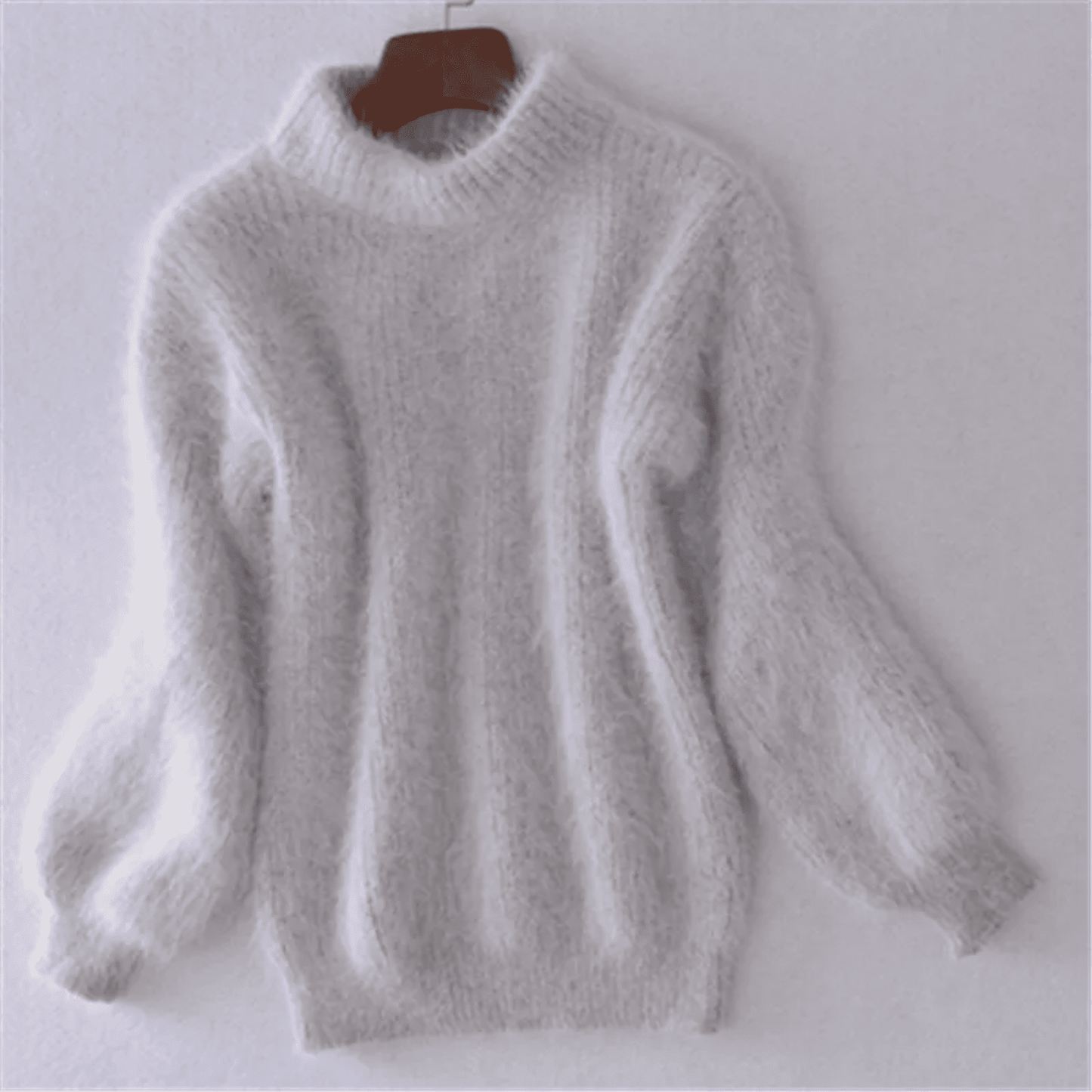 Jersey de Mujer con Mangas Abullonadas - Cuello Alto