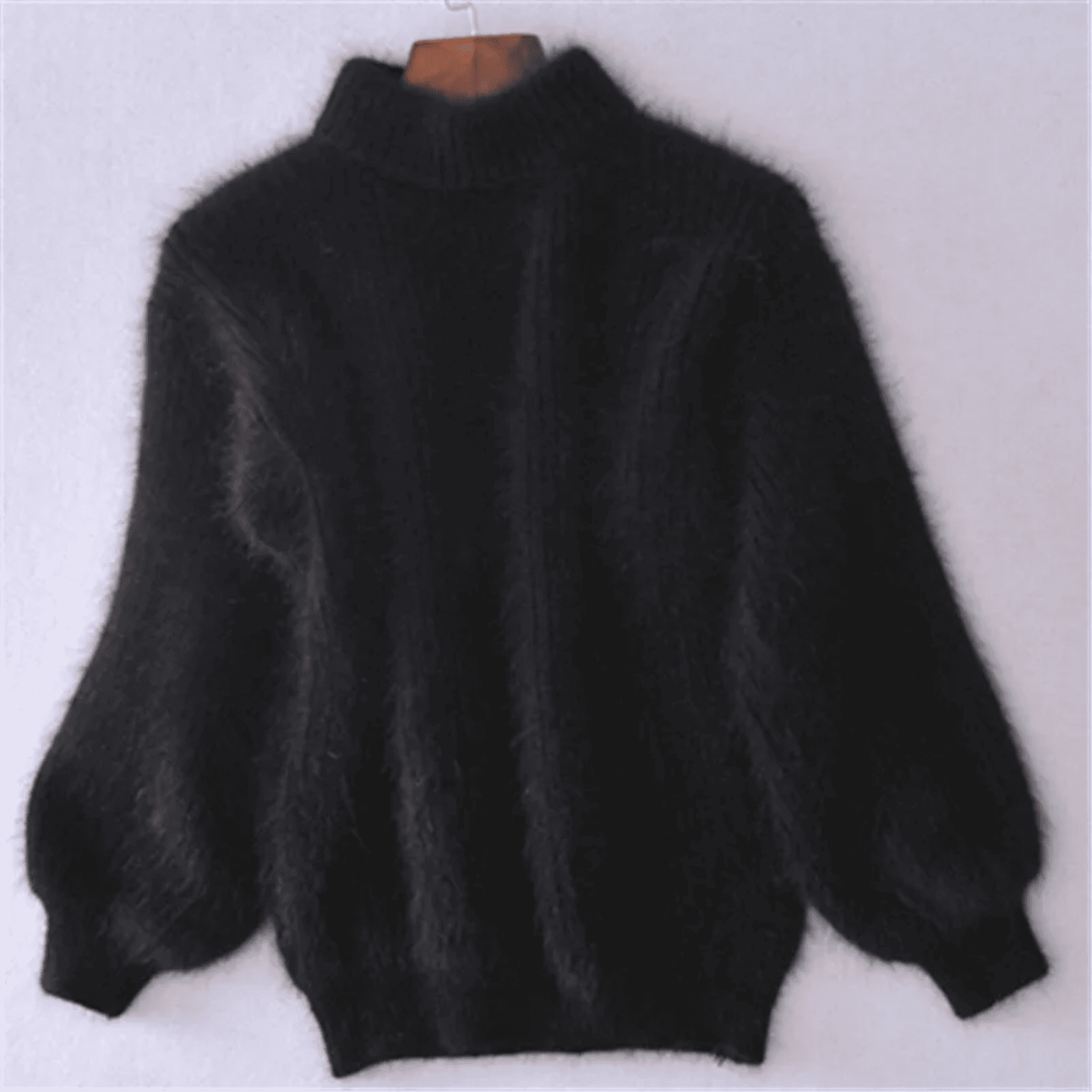 Jersey de Mujer con Mangas Abullonadas - Cuello Alto